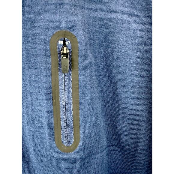 Ten Thousand Mock Neck Over Zip Midlayer Men's Big & Tall Size XXL Navy Polartec - Picture 4 of 8